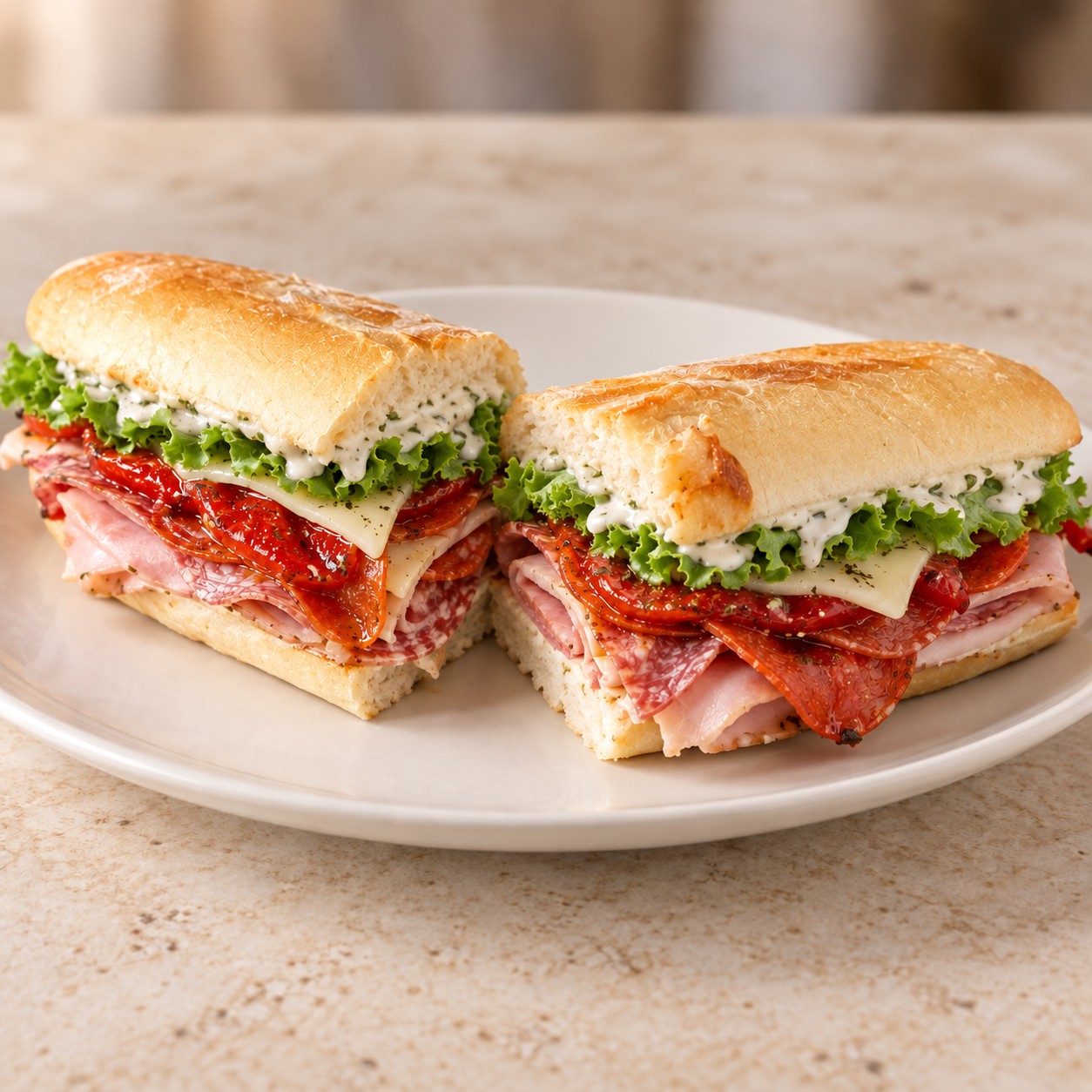 The Godfather on a housemade hoagie